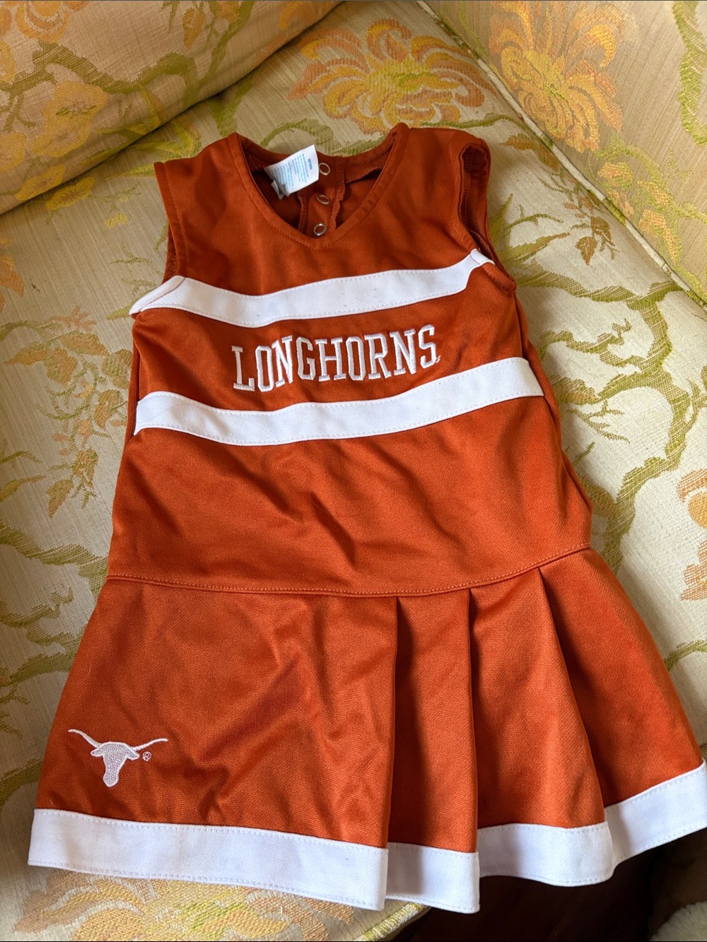 NCAA Girls' Orange and White Longhorns Cheer Dress